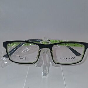 Clariti Giovanni GV3331  Eyeglass frames C3 Black Green 52 16 143 New